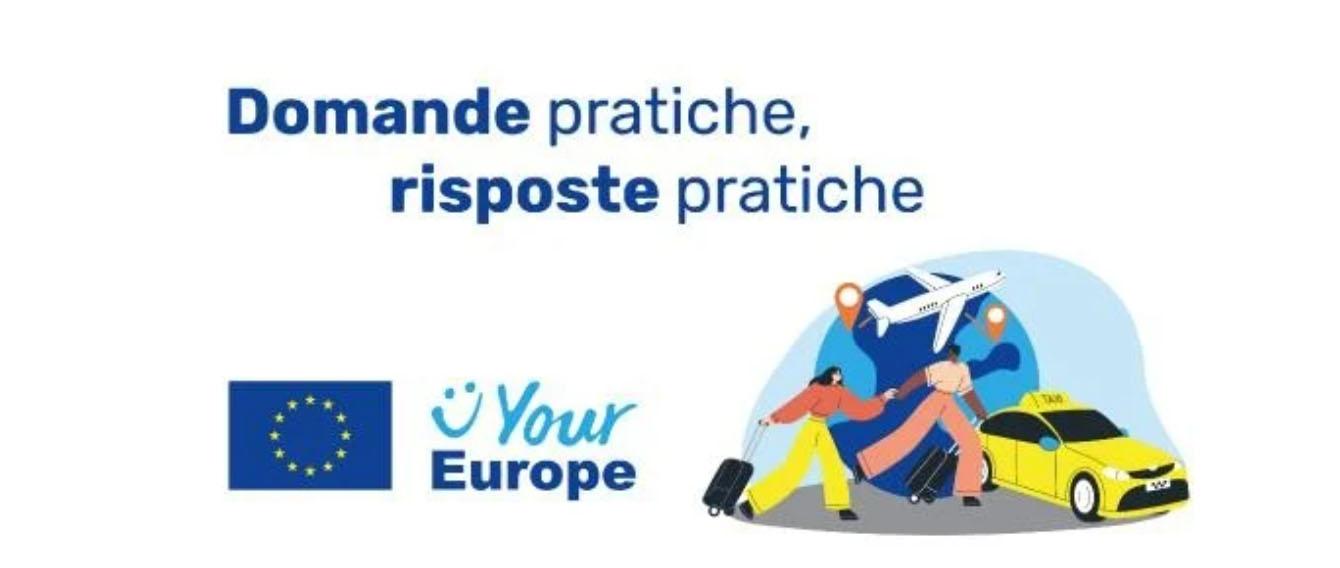 Your Europe<br>
Il sito per studiare, viaggiare, vivere e lavorare in altri paesi europei